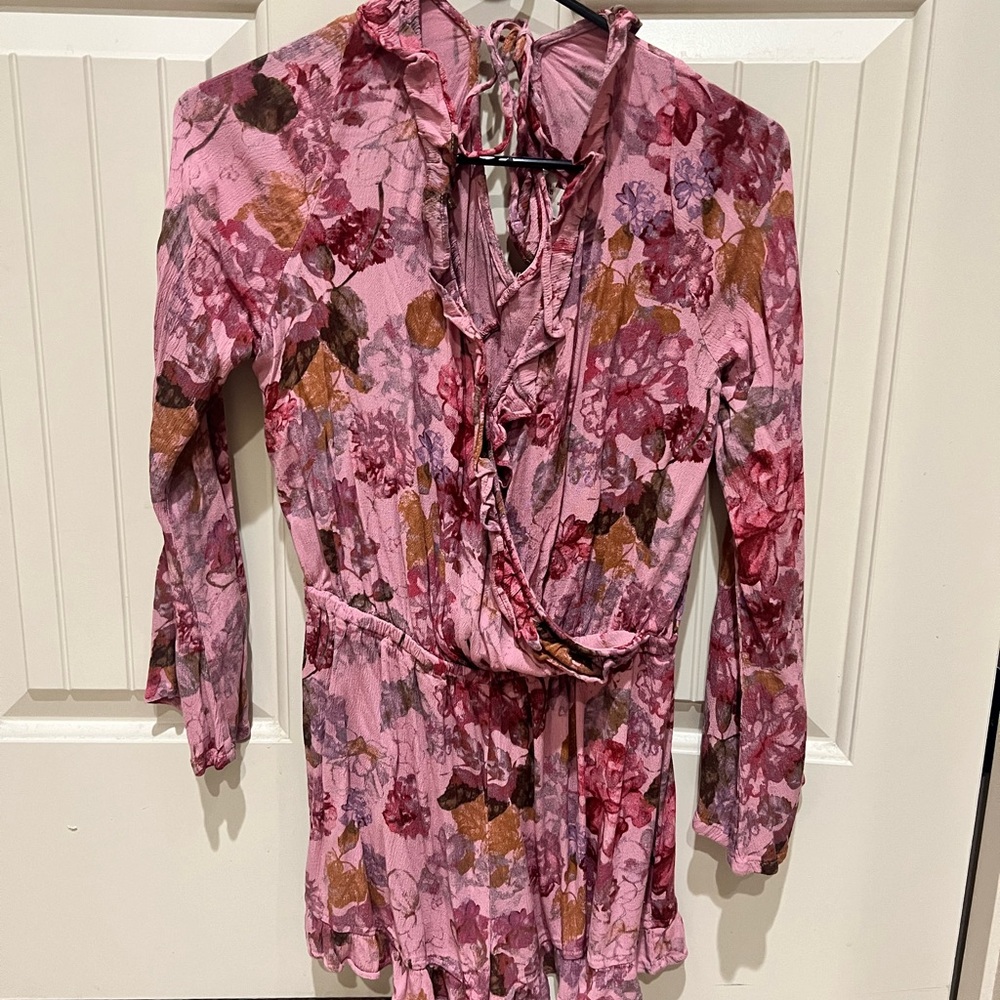 Floral Pink Women's Top